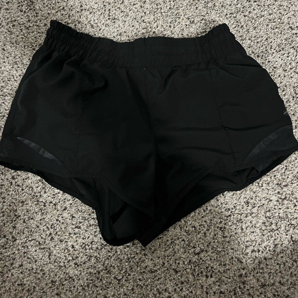 Black athletic shorts